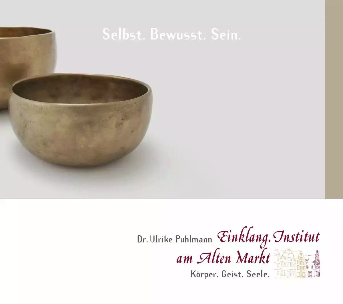 Kosmetikinstitut am Alten Markt - Bielefeld - Einklang-Broschüre - Juni 2022